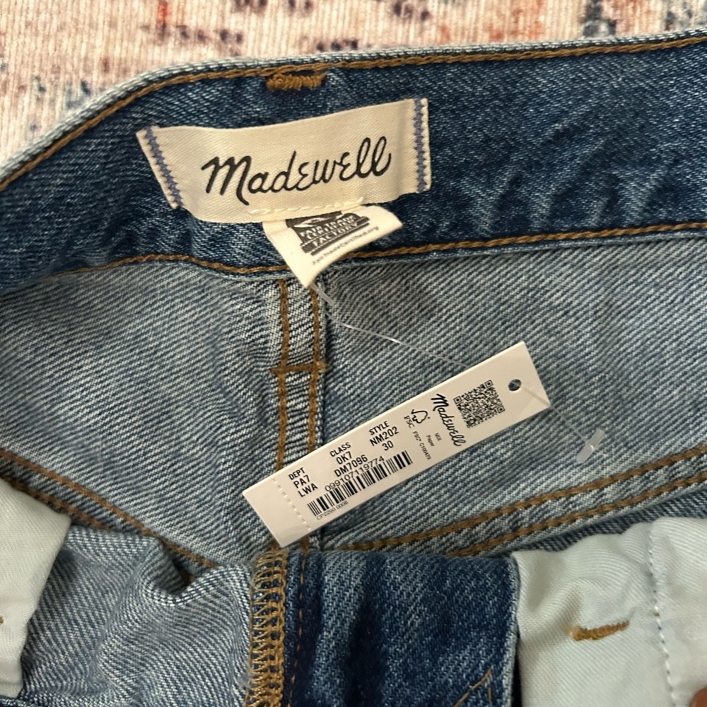 Madewell baggy straight leg jeans